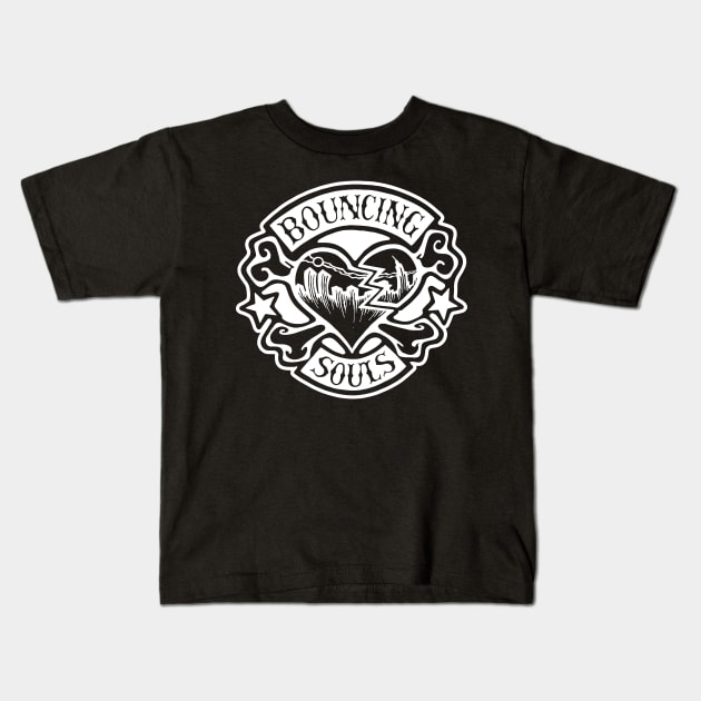 The Bouncing Souls 1 Kids T-Shirt by Edwin Vezina